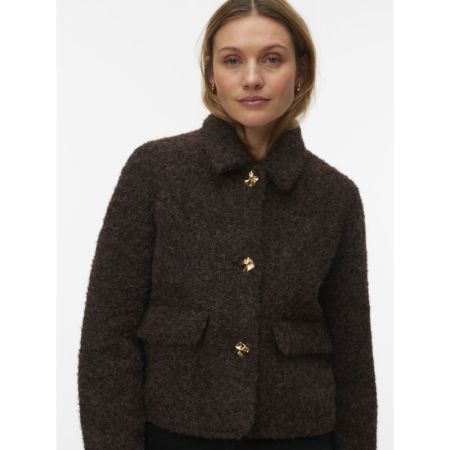 VMELENAHOLLY SHORT JACKET BOO 297957001 Choco