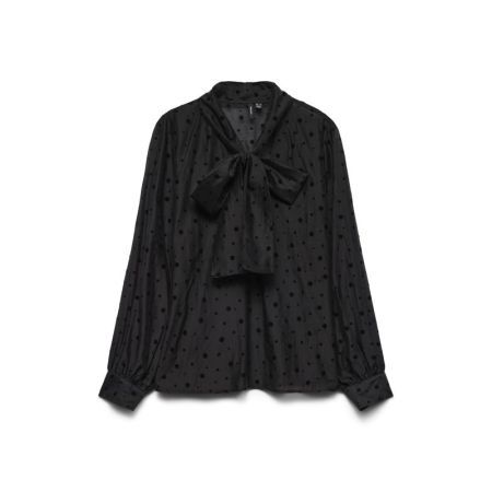 VMNINNA DOT LS TOP WVN 177868004 Black