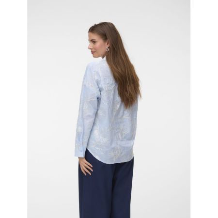 VMSHINE DETAIL LS SHIRT WVN 181684001 Cashm