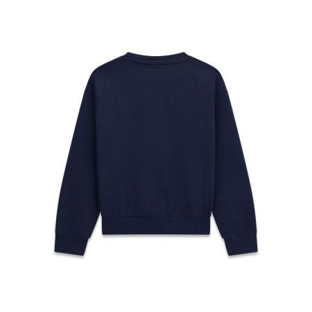 OVERSIZE LS ACTIVE TOP G77G SUITING BLUE