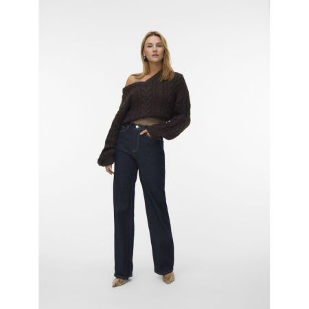 VMTESSA HR WIDE JEANS RA369 GA 178006001 Dark