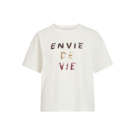 VIMONIE NEW 2/4 PRINTED T-SHIR 209451001 Cloud