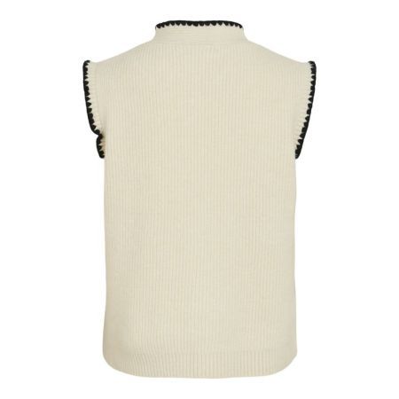 VICELESTE S/L TIE KNIT TOP/RF 177853 Birch