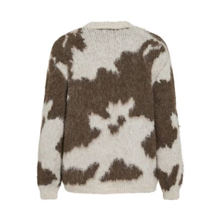 VIVENLA O-NECK L/S JACQUARD KN 262675001 Super