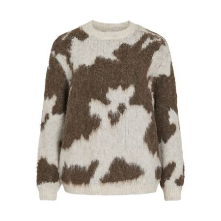 VIVENLA O-NECK L/S JACQUARD KN 262675001 Super