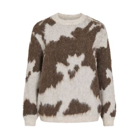VIVENLA O-NECK L/S JACQUARD KN 262675001 Super