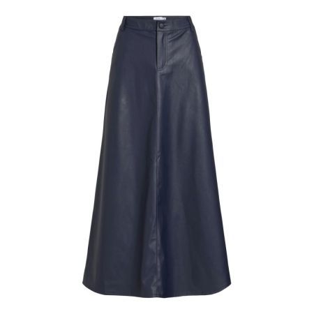 VIANNE RW A-LINE MIDI SKIRT/LC 227515 Navy Bla