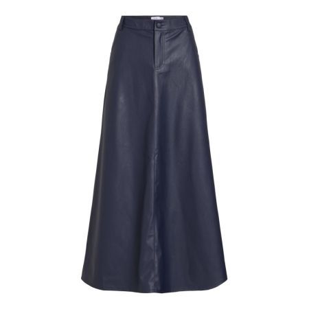 VIANNE RW A-LINE MIDI SKIRT/LC 227515 Navy Bla
