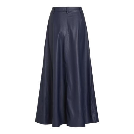VIANNE RW A-LINE MIDI SKIRT/LC 227515 Navy Bla
