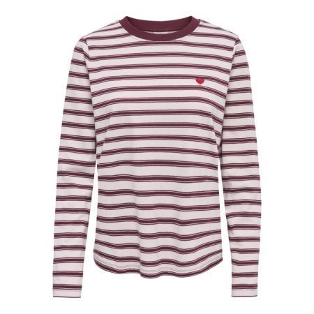 JDYPISA L/S PRINT TOP JRS NOOS 271475018 Chalk