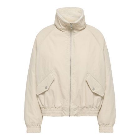 ONLLILLA FUR COLLAR BOMBER OTW 189959 Pumice S