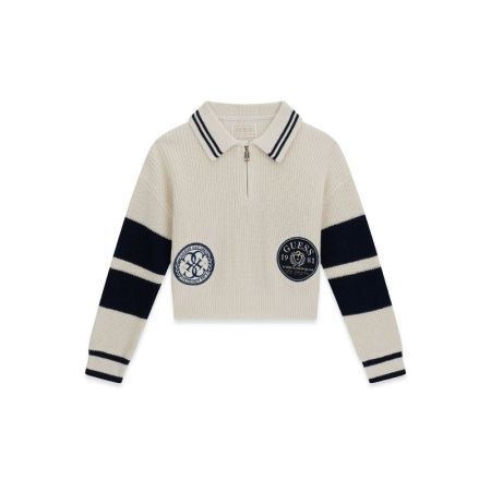 OVERSIZE LS SWEATER G012 CREAM WHIT