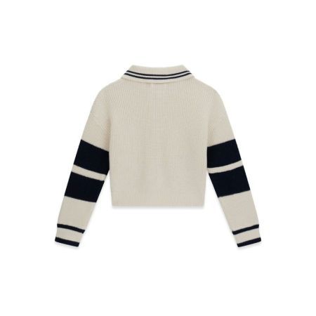 OVERSIZE LS SWEATER G012 CREAM WHIT