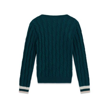 LS SWEATER A89M GREEN TREE