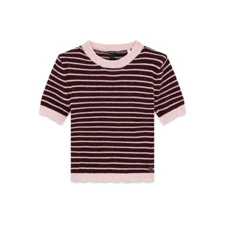 SS CHENILLE STRIPES SWEATER S62B