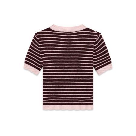 SS CHENILLE STRIPES SWEATER S62B