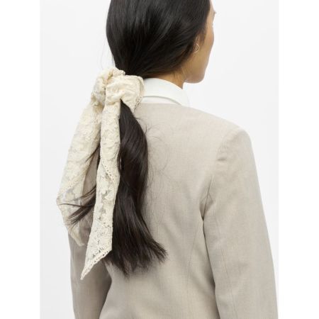 OBJALICE LACE SCARF REP 178031 White