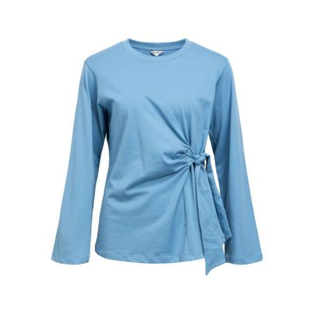 OBJGIMA KAIJA L/S RE TIE T-SHI 307379 Blue Sha