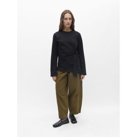 OBJGIMA KAIJA L/S RE TIE T-SHI 177981 Black