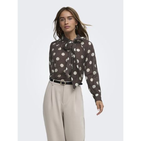 JDYFAY L/S TOP WVN 237375001 Coffe