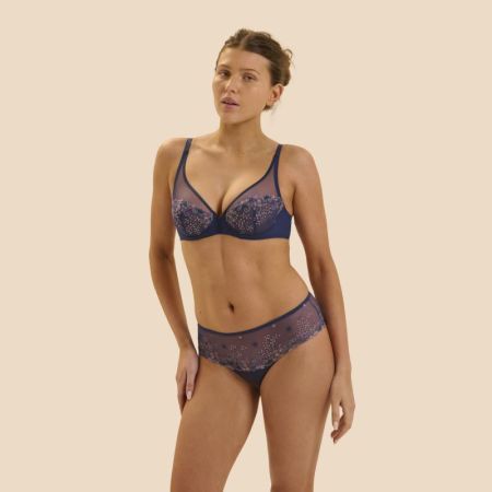 ARMATURE DECOLLETE PLONGE 036 BLEU RAINBOW