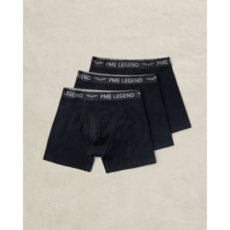 BOXERSHORTS COTTON ELASTAN 999 Black