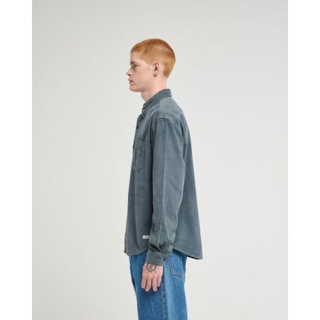 BUTTON DOWN REGULAR CORDUROY KRD0 DARK SLATE