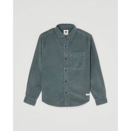 BUTTON DOWN REGULAR CORDUROY Y KRD0 DARK SLATE