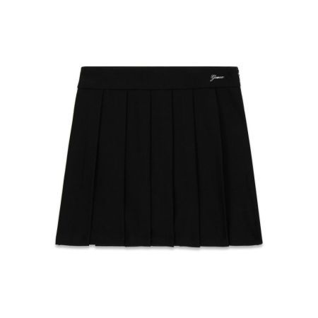 PUNTO MILANO PLEATED MINI SKIR JBLK JET BLACK