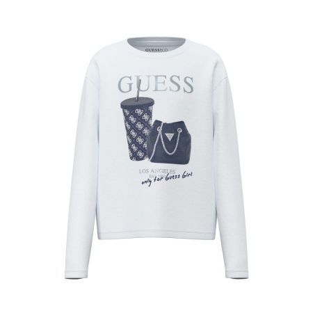 MIDI LS T-SHIRT G011 PURE WHITE
