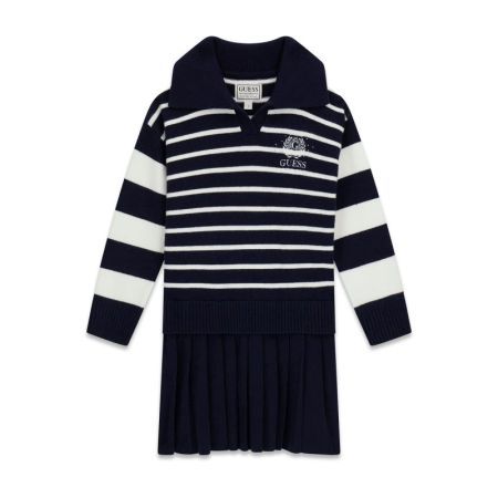 LS SWEATER DRESS SB1J STRIPES G7P1+G012 KN