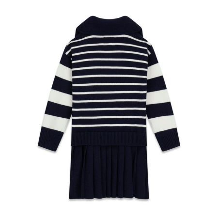 LS SWEATER DRESS SB1J STRIPES G7P1+G012 KN