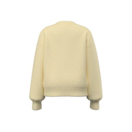 LS SWEATER FNOK WHITE STONE MELANGE