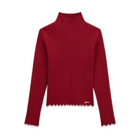 LS MIDI SWEATER  G532 CHILI RED