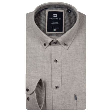dino long sleeve button down 91 light grey