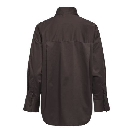 JDYVITA L/S BOW DETAIL SHIRT W 238815 Chocolat