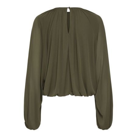 JDYUSO L/S BUBBLEHEM TOP JRS 303183 Teak