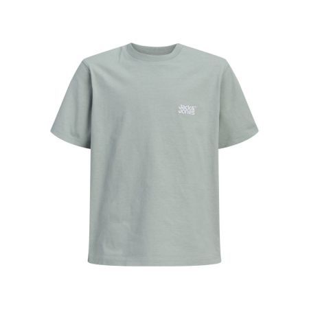 JJECOLTON TEE SS CREW NECK SN 176695 Slate Gr