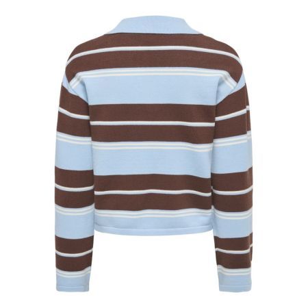 ONLMIO LS POLO STRIPE NCA KNT 193179002 Cashm