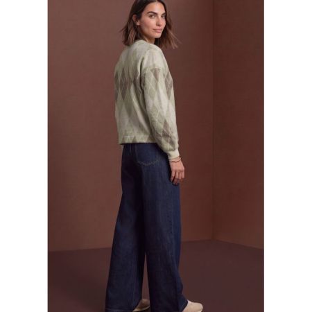 A326065 FLUFFY DESSIN SHIRT 38100 eucalyptu