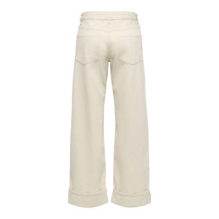 ONLELLA MW WIDE FOLD UP EMB DN 234755 Ecru