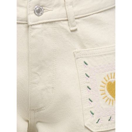 ONLELLA MW WIDE FOLD UP EMB DN 234755 Ecru