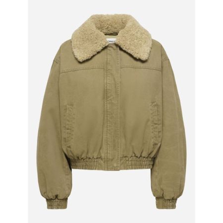 ONLLYNN OVERSIZED BOMBER JACKE 192598 Coffee L