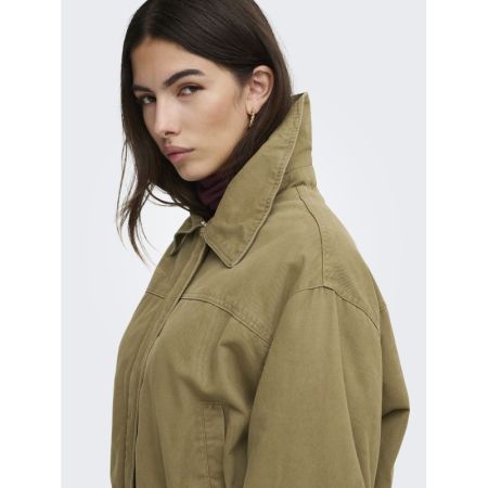 ONLLYNN OVERSIZED BOMBER JACKE 192598 Coffee L
