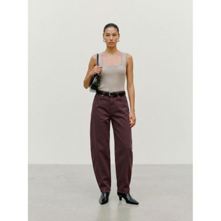 VMLUNA MR BARREL JEANS EXP 297957 Chocolat