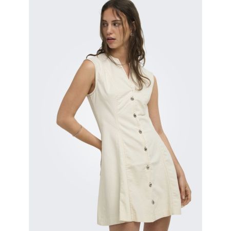 ONLFILUCA SL SHORT DRESS AKM 234755 Ecru