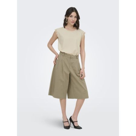 JDYBIANCA HW BERMUDA SHORTS PN 253216 Lead Gra