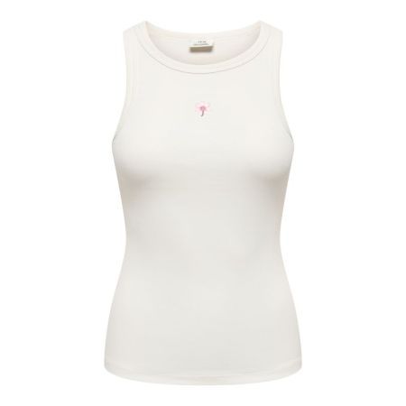 JDYTULLE LIFE EMB TANK TOP JRS 177922003 Cloud